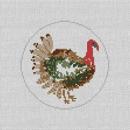 Camilla Moss Turkey Round Canvas