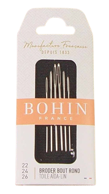 Bohin Tapestry Needle Variety - Sizes 22, 24, 26