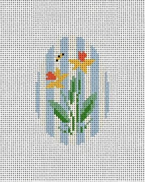 Camilla Moss Daffodil Egg Canvas